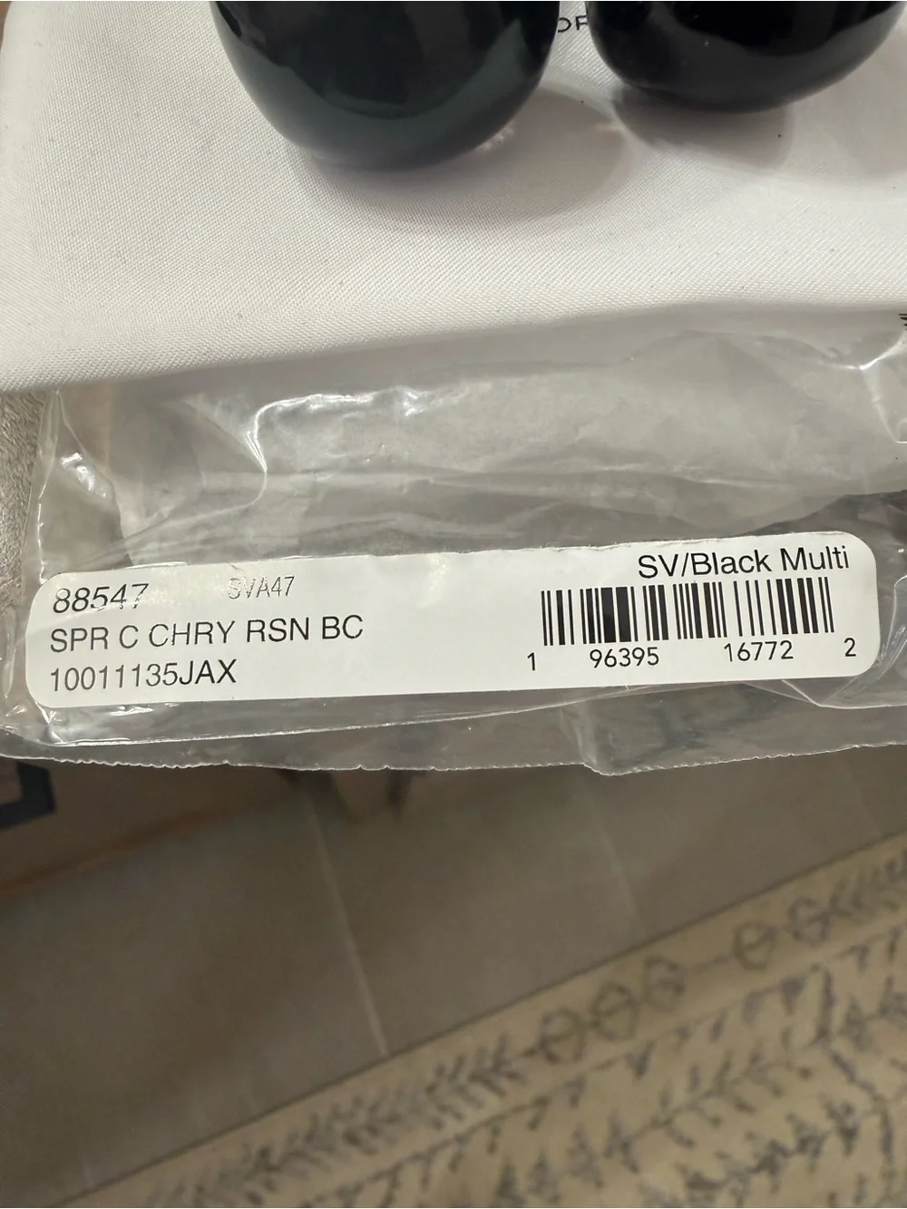 COACH Black Cherry Charm